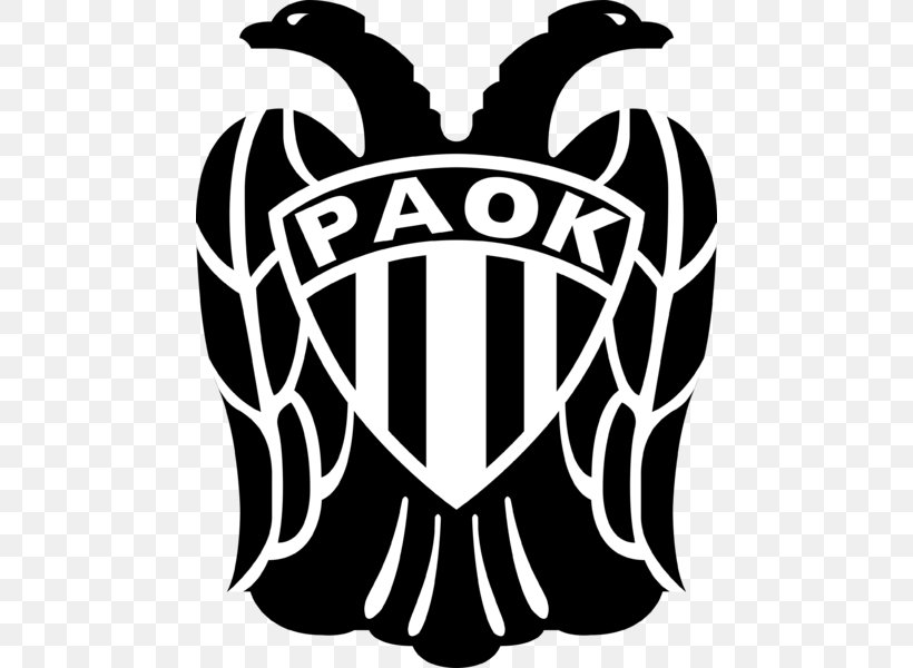 PAOK FC Aris Thessaloniki F.C. Superleague Greece OFI Crete F.C., PNG, 800x600px, Paok Fc, Aris Thessaloniki Fc, Asteras Tripoli Fc, Black, Black And White Download Free