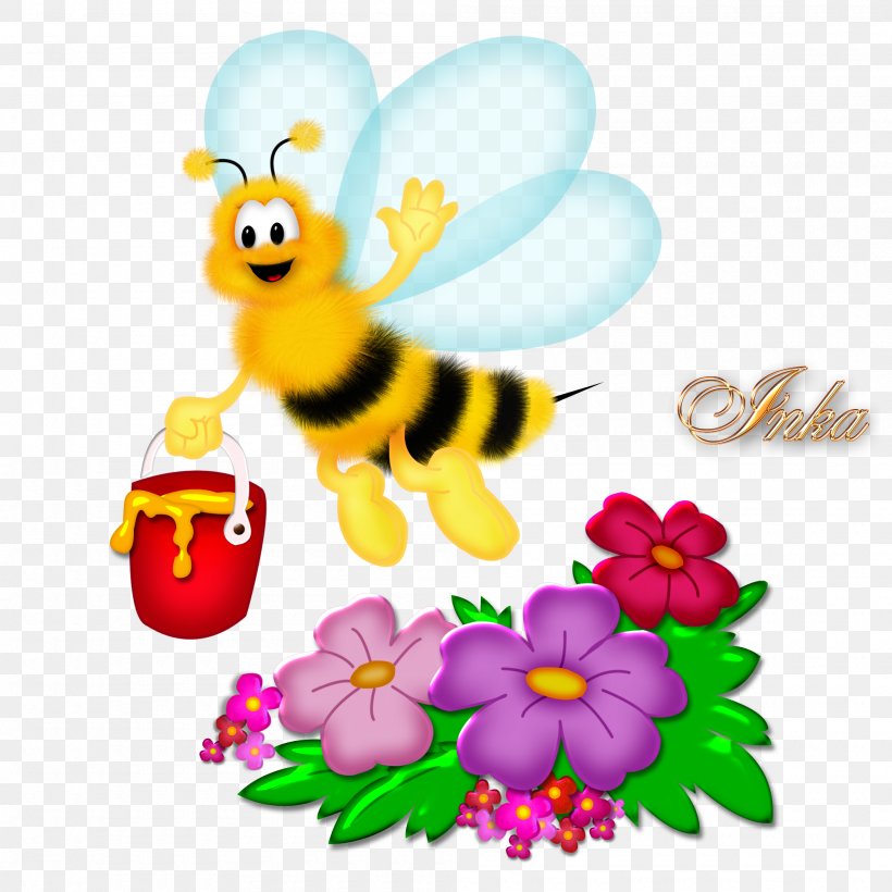 Western Honey Bee Insect Bumblebee Clip Art, PNG, 2000x2000px, Bee, Animaatio, Apitoxin, Art, Beehive Download Free