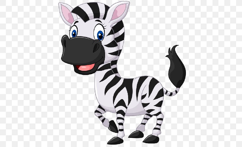 Zebra Clip Art, PNG, 500x500px, Zebra, Animal Figure, Animated Film, Cartoon, Drawing Download Free