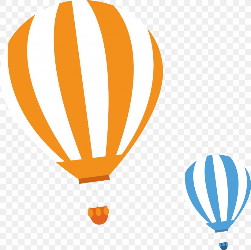 Hot Air Balloon Euclidean Vector Vecteur, PNG, 2675x2659px, Hot Air Balloon, Aerostat, Balloon, Gratis, Orange Download Free