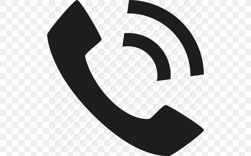 Telephone Call Clip Art, PNG, 512x512px, Telephone Call, Black, Black And White, Brand, Iconfinder Download Free