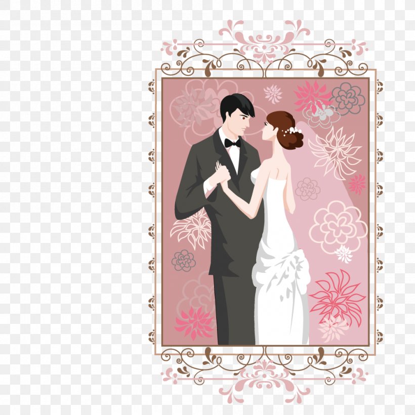 Wedding Invitation Bridegroom, PNG, 1000x1001px, Wedding Invitation, Bride, Bride Groom Direct, Bridegroom, Cartoon Download Free
