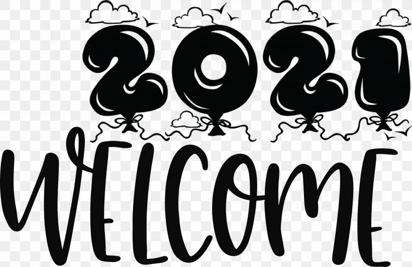 2021 Welcome Welcome 2021 New Year 2021 Happy New Year, PNG, 3000x1943px, 2021 Happy New Year, 2021 Welcome, Calligraphy, Logo, M Download Free