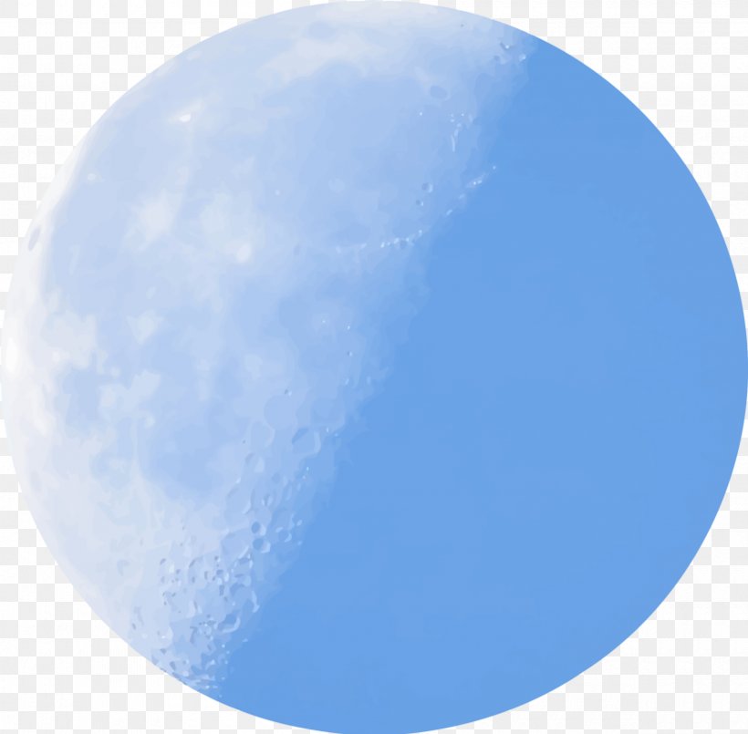 Blue Moon Lunar Phase Clip Art, PNG, 2400x2358px, Blue Moon, Atmosphere, Azure, Blue, Daytime Download Free