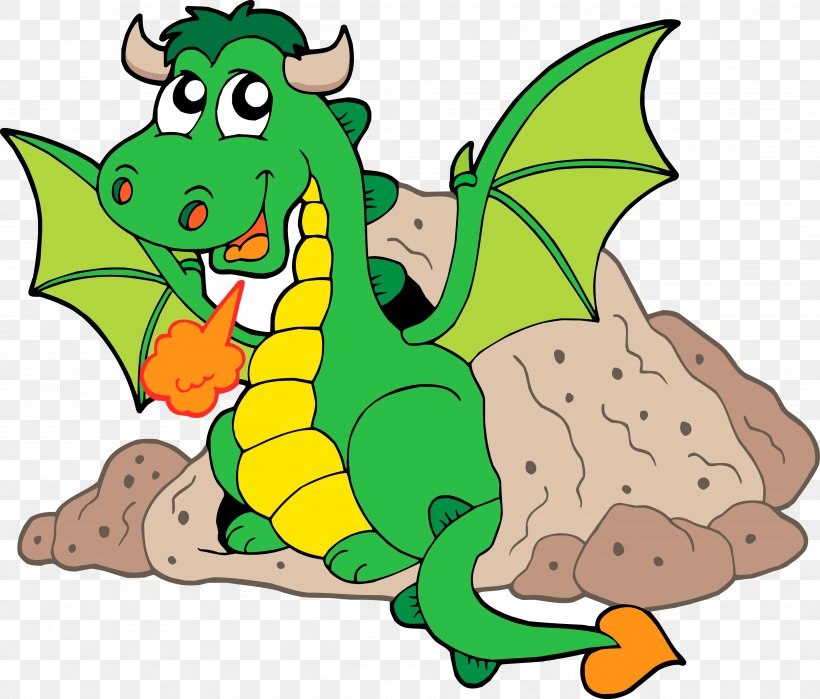 Cartoon Drawing Dragon Clip Art, Png, 3758x3207px, Cartoon, Art 