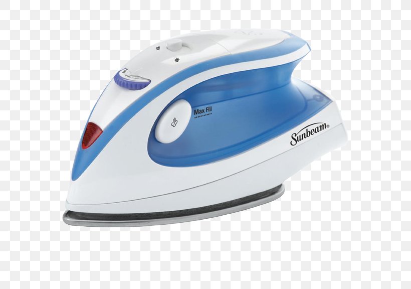 Clothes Iron Sunbeam Products Travel Ironing Hamilton Beach Brands, PNG, 576x576px, Clothes Iron, Clothing, Hamilton Beach Brands, Hardware, Home Appliance Download Free