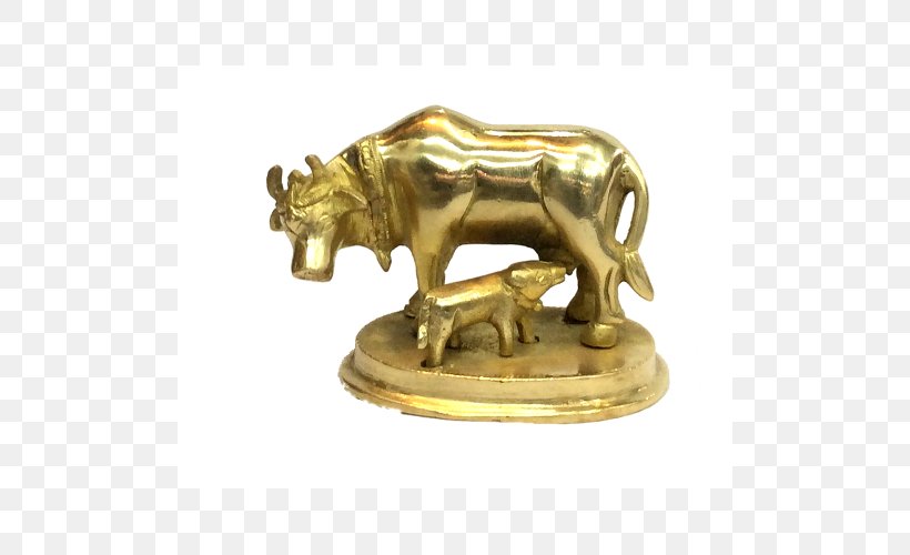 Ganesha Brass Bronze Sculpture Thanjavur Metal, PNG, 500x500px, Ganesha, Brass, Bronze, Bronze Sculpture, Cattle Download Free