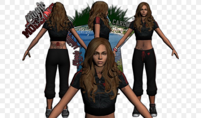 Grand Theft Auto: San Andreas San Andreas Multiplayer Modding In Grand Theft Auto Woman, PNG, 640x480px, Watercolor, Cartoon, Flower, Frame, Heart Download Free