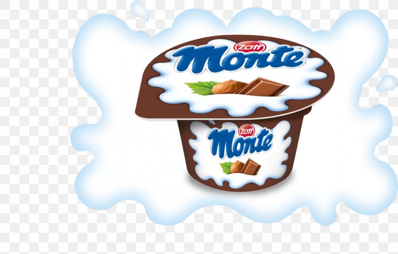 Monte Zott Yoghurt Milk Dessert, PNG, 850x544px, Monte, Brand, Chocolate, Cream, Cup Download Free