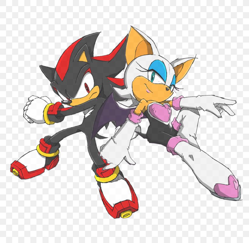 Shadow The Hedgehog Sonic Chaos Rouge The Bat Sonic Free Riders, PNG, 800x800px, Watercolor, Cartoon, Flower, Frame, Heart Download Free