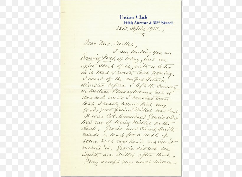 Sinking Of The RMS Titanic Letter Condolences Paper, PNG, 800x600px, Sinking Of The Rms Titanic, Business Letter, Condolences, Document, Edwardian Era Download Free