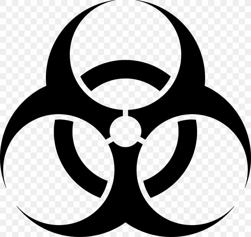 Biological Hazard Laboratory Hazard Symbol Biology, PNG, 1280x1214px, Biological Hazard, Area, Artwork, Biology, Black Download Free