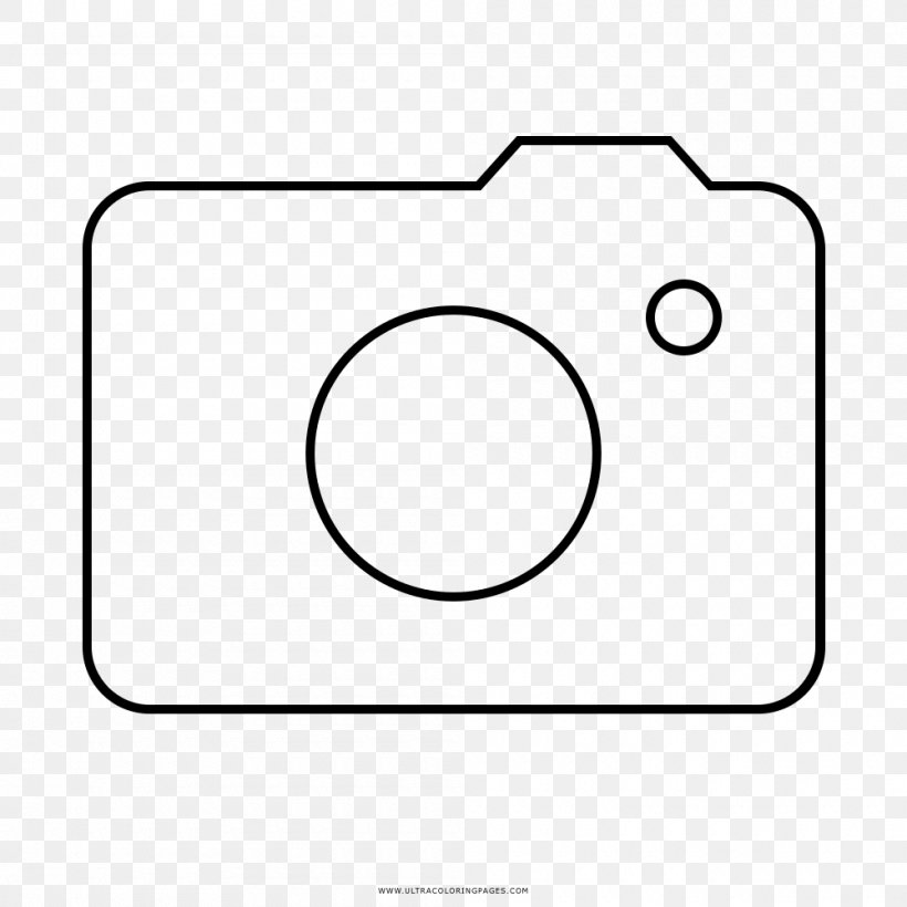 Drawing Coloring Book Camera Photography Line Art, PNG, 1000x1000px, Drawing, Area, Ausmalbild, Black, Black And White Download Free
