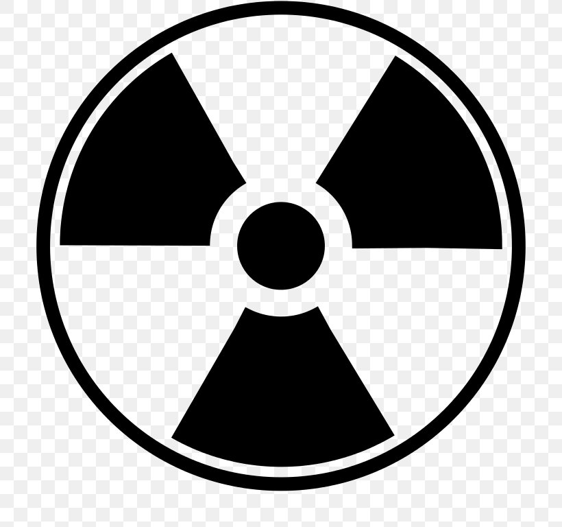 Hazard Symbol Radiation Radioactive Decay Biological Hazard, PNG, 762x768px, Hazard Symbol, Area, Atom, Biological Hazard, Black Download Free