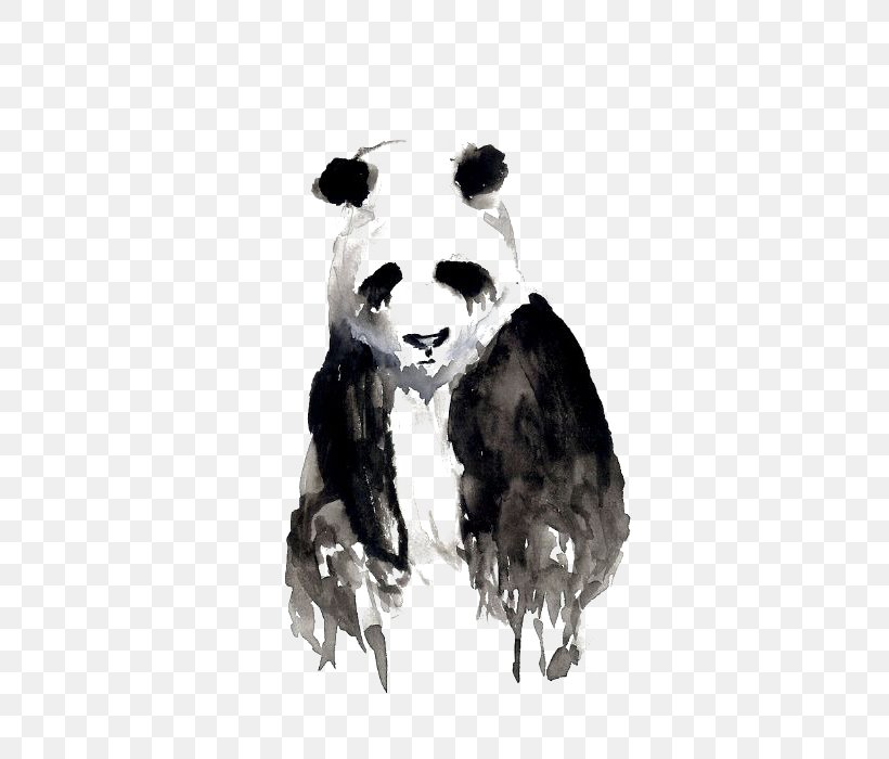 Giant Panda Watercolor Painting Oogway Drawing Art, PNG, 405x700px, Giant Panda, Abstract Art, Art, Bear, Black And White Download Free