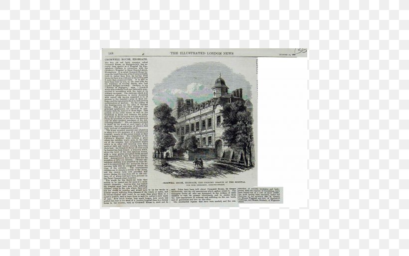 Highgate Paper Cromwell House Apartments Giclée Printing, PNG, 514x514px, Highgate, Antique, Black And White, Country, History Download Free