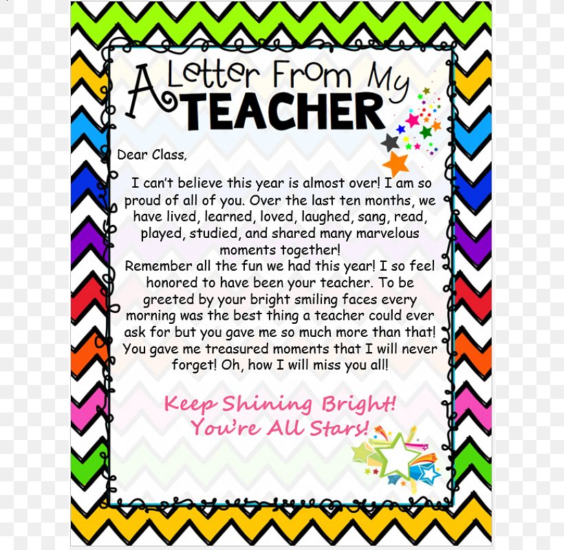 A Letter To My Teacher TeachersPayTeachers Student Classroom, PNG