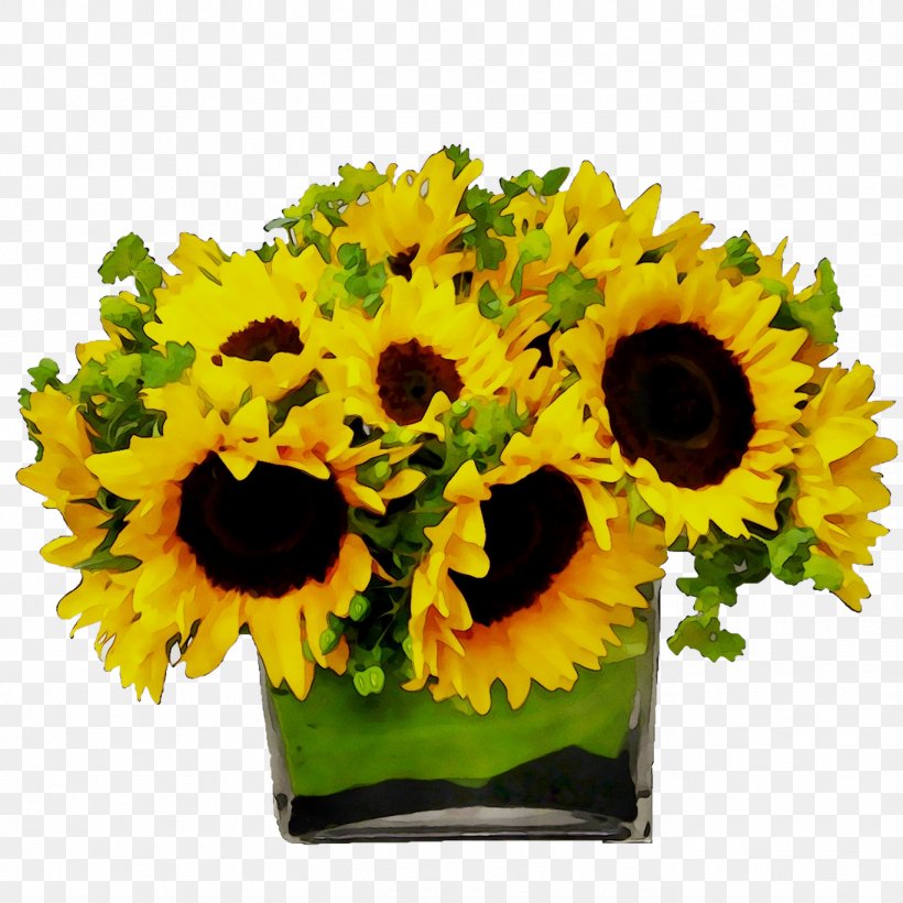 Common Sunflower Floral Design Cut Flowers Flower Bouquet, PNG, 1368x1368px, Common Sunflower, Artificial Flower, Asterales, Bouquet, Cut Flowers Download Free