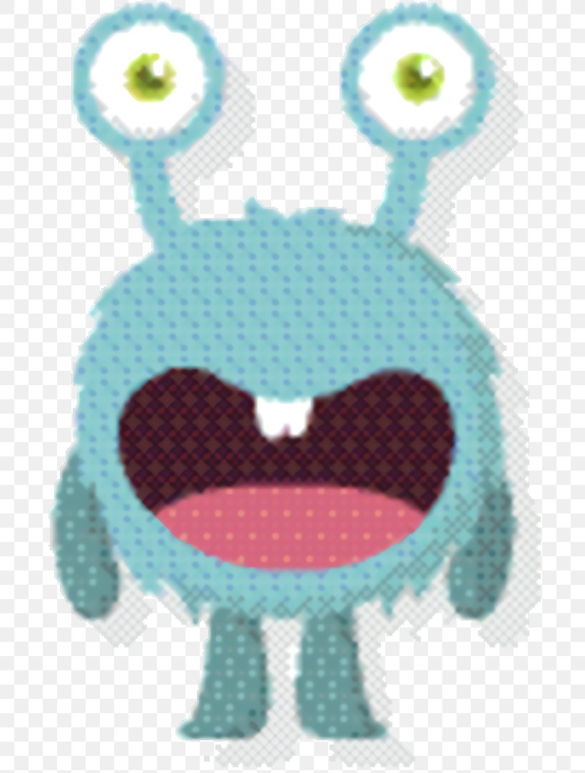 Monster Cartoon, PNG, 720x1084px, Monster, Aqua, Blue, Cartoon, Crochet Download Free
