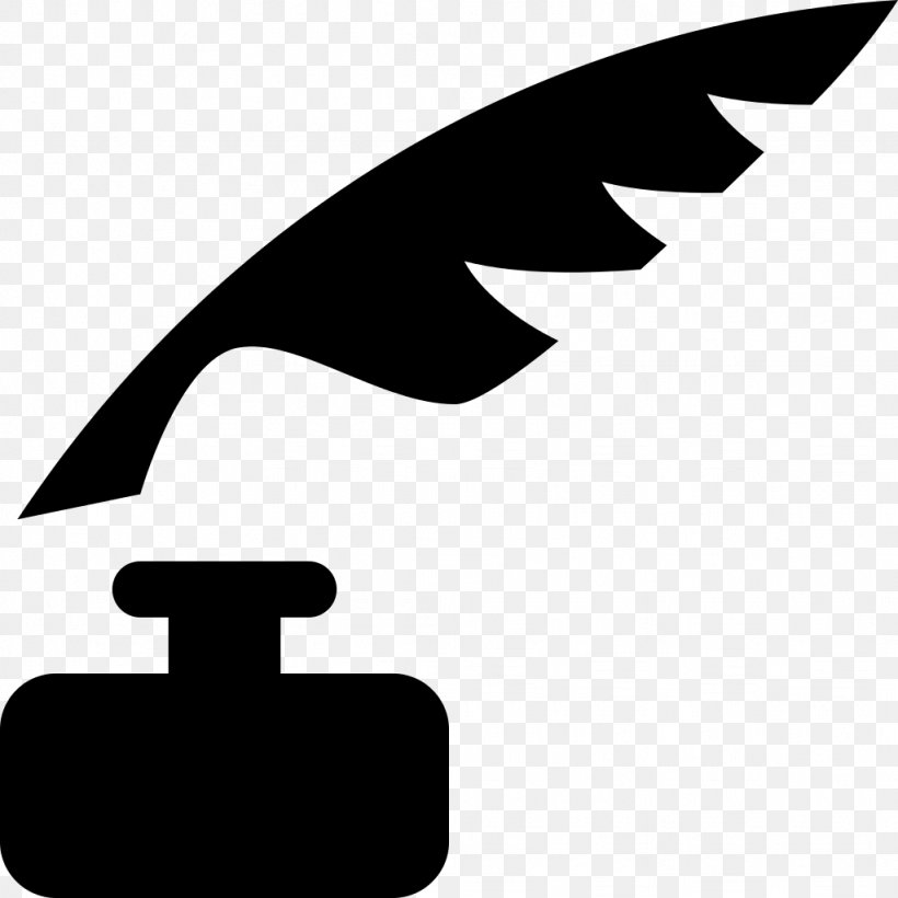 Quill Clip Art, PNG, 1024x1024px, Quill, Artwork, Beak, Bird, Black Download Free