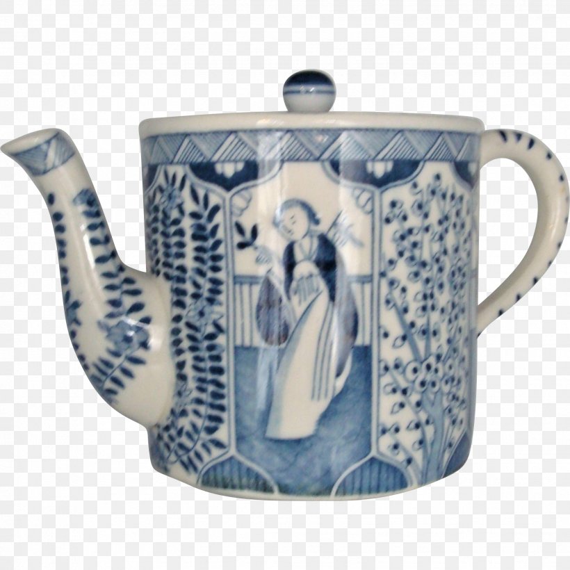Teapot Porcelain Jingdezhen Blue And White Pottery Mug, PNG, 1854x1854px, Teapot, Blue, Blue And White Porcelain, Blue And White Pottery, Bowl Download Free