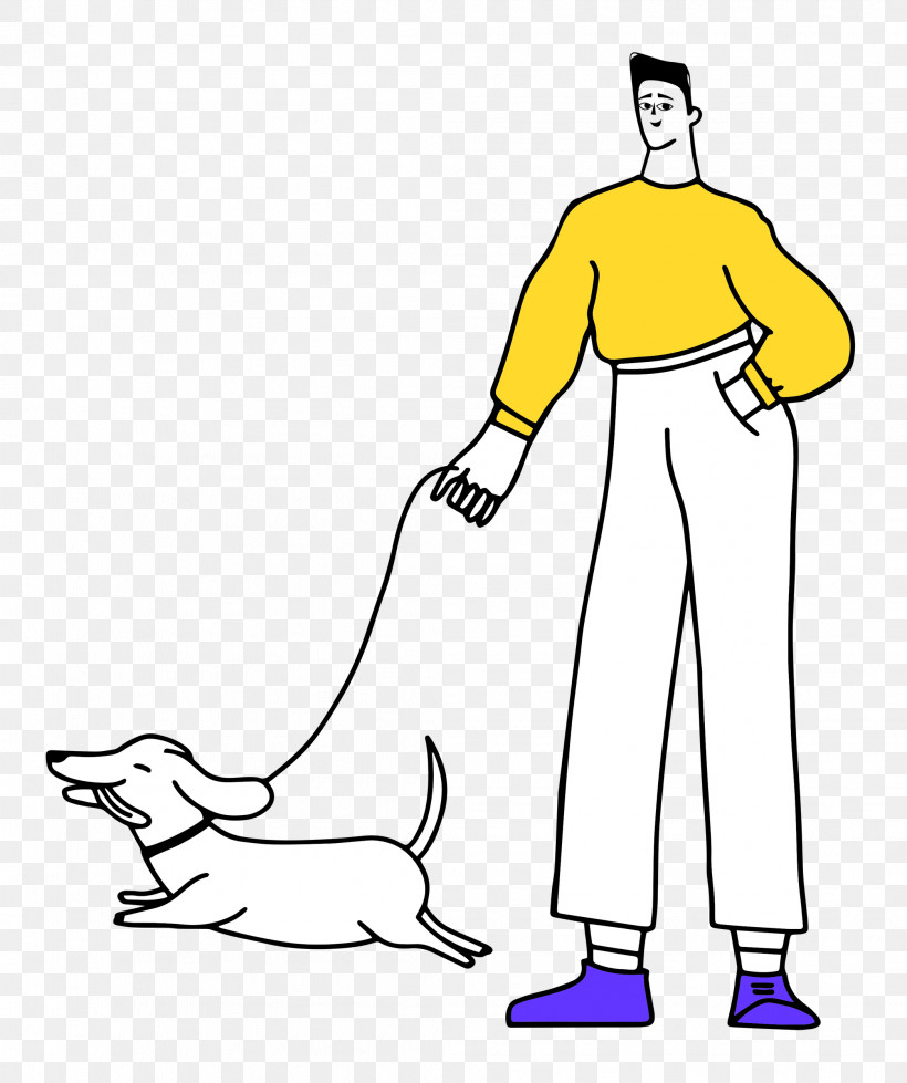 Walking The Dog, PNG, 2092x2500px, Walking The Dog, Joint, Line Art, Male, Shoe Download Free