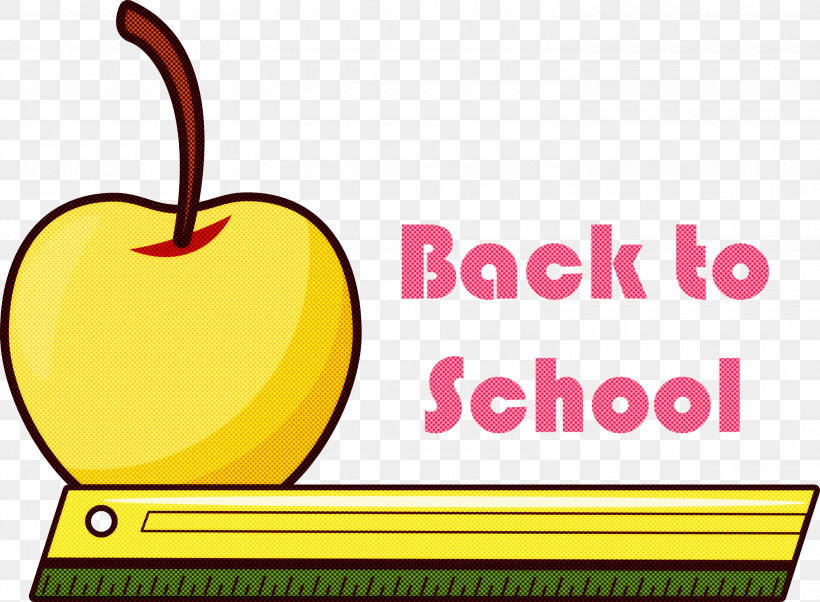 Back To School, PNG, 3000x2204px, Back To School, Apple, Happiness, Line, Meter Download Free