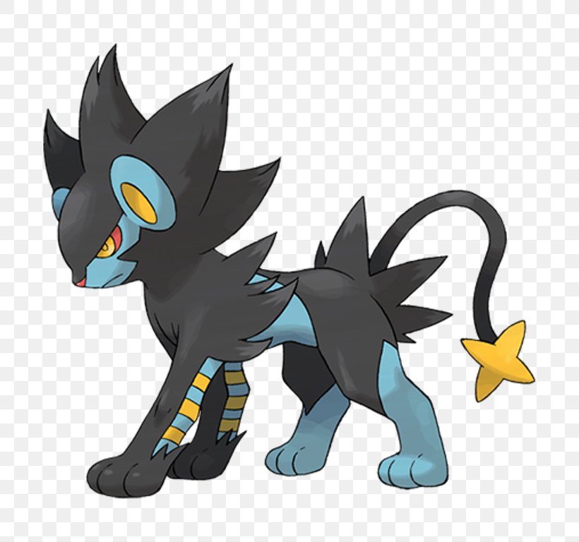 Luxray Pokémon X And Y Pokémon HeartGold And SoulSilver Pokémon GO, PNG, 768x768px, Luxray, Animal Figure, Carnivoran, Cartoon, Cat Download Free