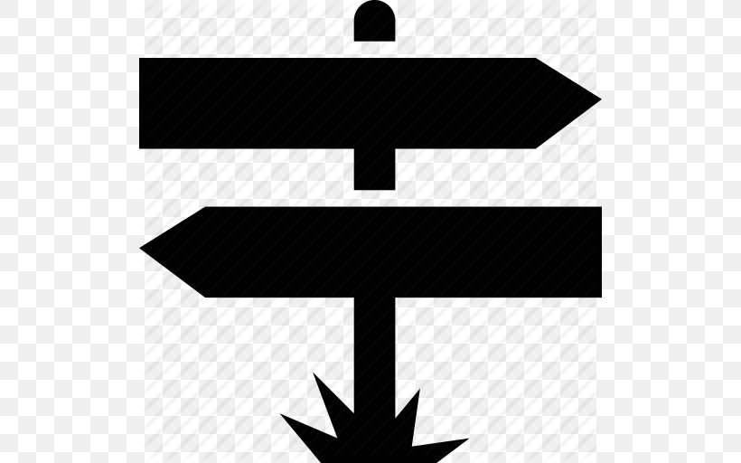 Road Traffic Sign Direction, Position, Or Indication Sign, PNG, 512x512px, Road, Black, Black And White, Brand, Controlledaccess Highway Download Free