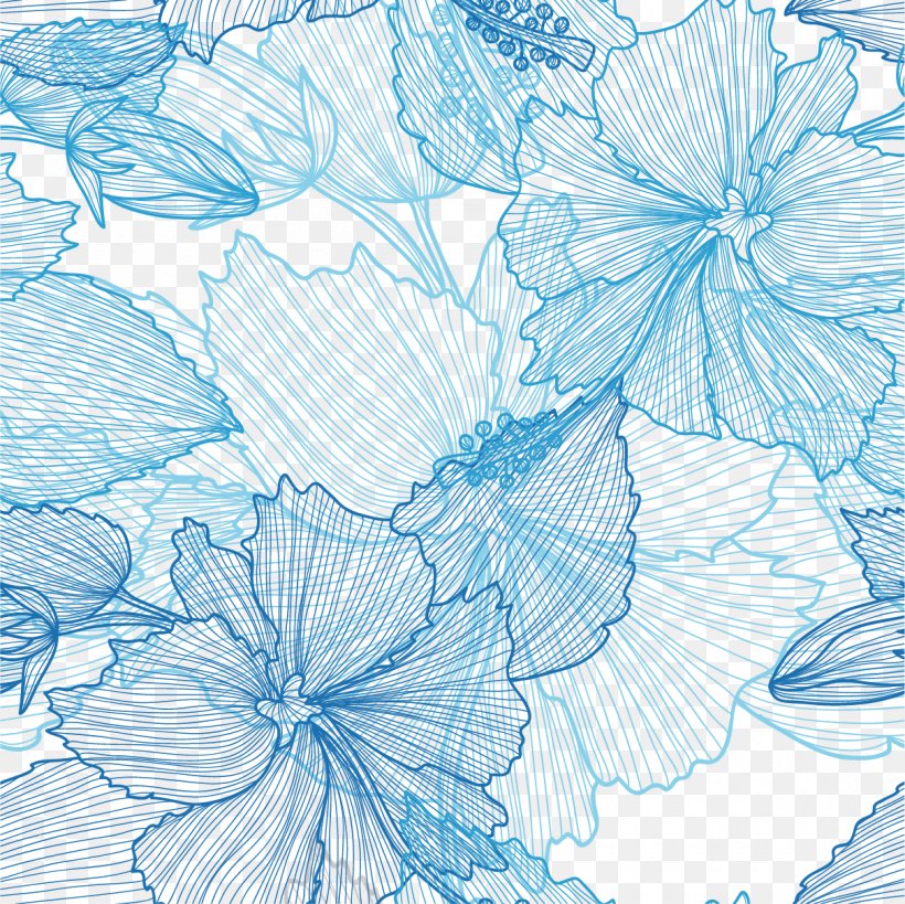 Texture Mapping Pattern, PNG, 1211x1210px, Flower, Blue, Flora, Floral Design, Flowering Plant Download Free