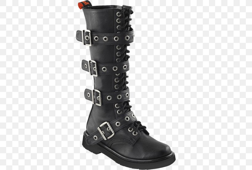 Combat Boot Knee-high Boot Gothic Fashion Buckle, PNG, 555x555px, Combat Boot, Artificial Leather, Boot, Buckle, Clothing Download Free