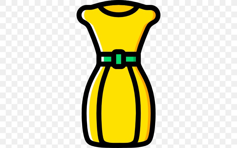Clip Art, PNG, 512x512px, Clothing, Clothing Accessories, Dress, Iconscout, Yellow Download Free