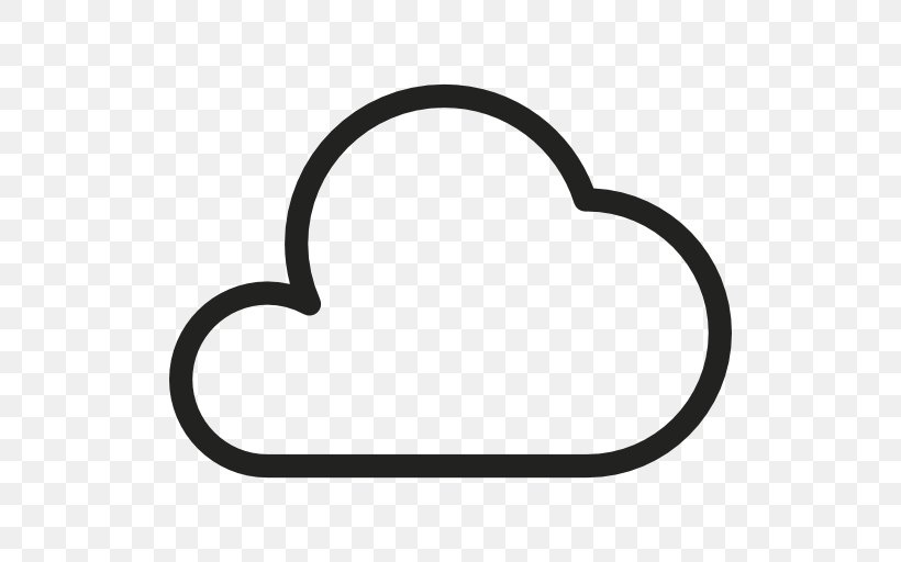 Large Weather, PNG, 512x512px, Cloud Computing, Black And White, Body Jewelry, Cloud, Cloud Storage Download Free