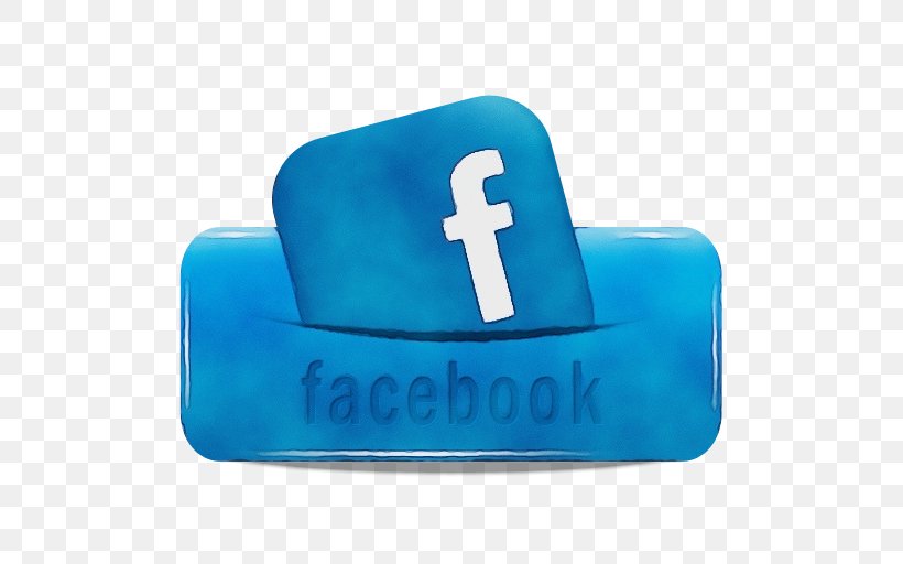 Facebook Social Media Icons, PNG, 512x512px, Watercolor, Aqua, Blue, Cap, Electric Blue Download Free