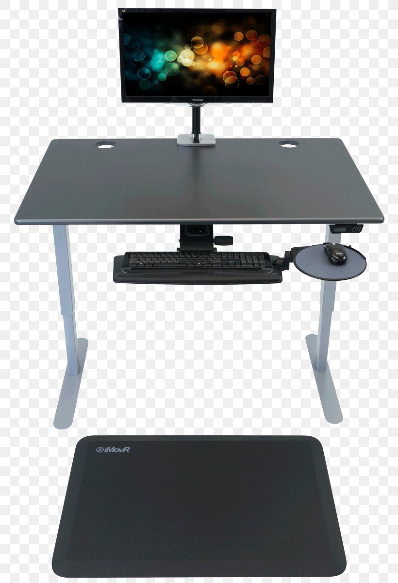 Standing Desk Computer Keyboard Laptop Computer Desk, PNG, 784x1200px, Desk, Computer, Computer Desk, Computer Keyboard, Computer Monitor Accessory Download Free