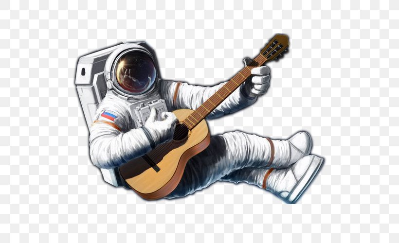 Astronaut Outer Space, PNG, 525x500px, Astronaut, Acoustic Guitar, Cavaquinho, Cosmonautics Day, Cosmos Download Free