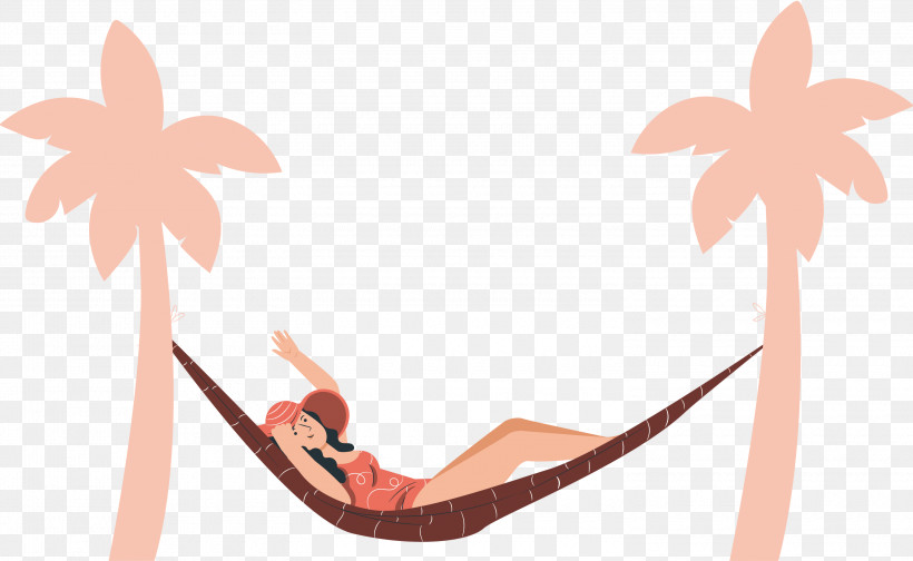 Beach Summer Vacation, PNG, 3000x1844px, Beach, Cartoon, Drawing, Hammock, Holiday Download Free