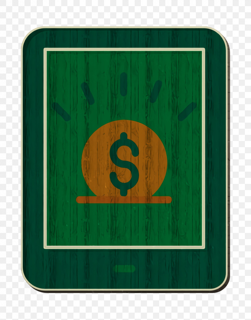 Dollar Coin Icon Investment Icon Smartphone Icon, PNG, 840x1070px, Dollar Coin Icon, Green, Investment Icon, Rectangle, Sign Download Free