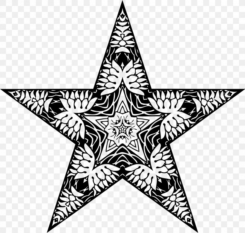 Nautical Star Clip Art, PNG, 2398x2281px, Star, Area, Black, Black And White, Celestial Navigation Download Free