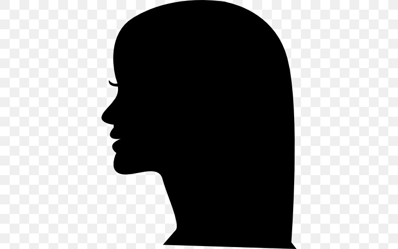 Silhouette, PNG, 512x512px, Silhouette, Black, Black And White, Face, Female Download Free