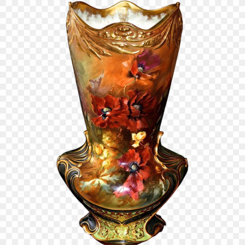 Vase Porcelain Poppy Bonn Pottery, PNG, 1023x1023px, Vase, Artifact, Bonn, China Painting, Common Poppy Download Free