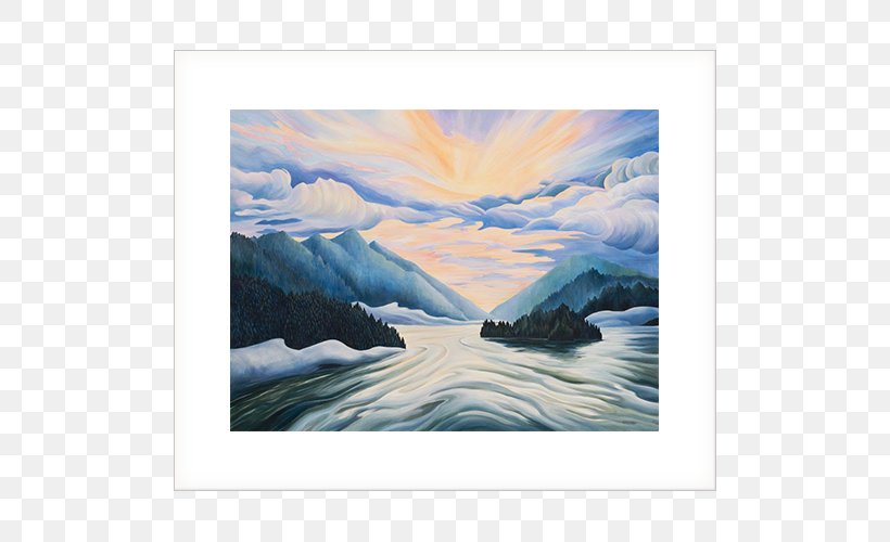 Watercolor Painting Fine Art Inside Passage, PNG, 500x500px, Painting, Acrylic Paint, Arctic, Arctic Ocean, Art Download Free