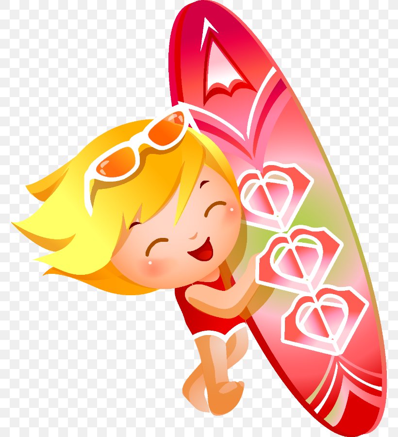 Clip Art Surfing Beach Vector Graphics Illustration, PNG, 774x900px, Watercolor, Cartoon, Flower, Frame, Heart Download Free