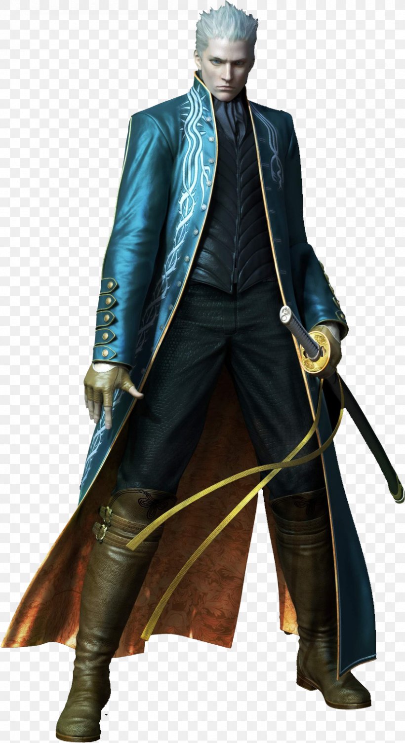 Devil May Cry 3: Dante's Awakening DmC: Devil May Cry Ultimate Marvel Vs. Capcom 3 Vergil, PNG, 848x1557px, Devil May Cry, Action Figure, Boss, Capcom, Character Download Free