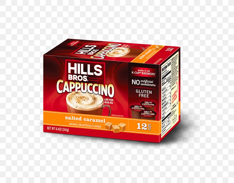 Instant Coffee Cappuccino Cafe Drink Mix, PNG, 640x640px, Instant Coffee, Cafe, Cappuccino, Coffee, Cup Download Free