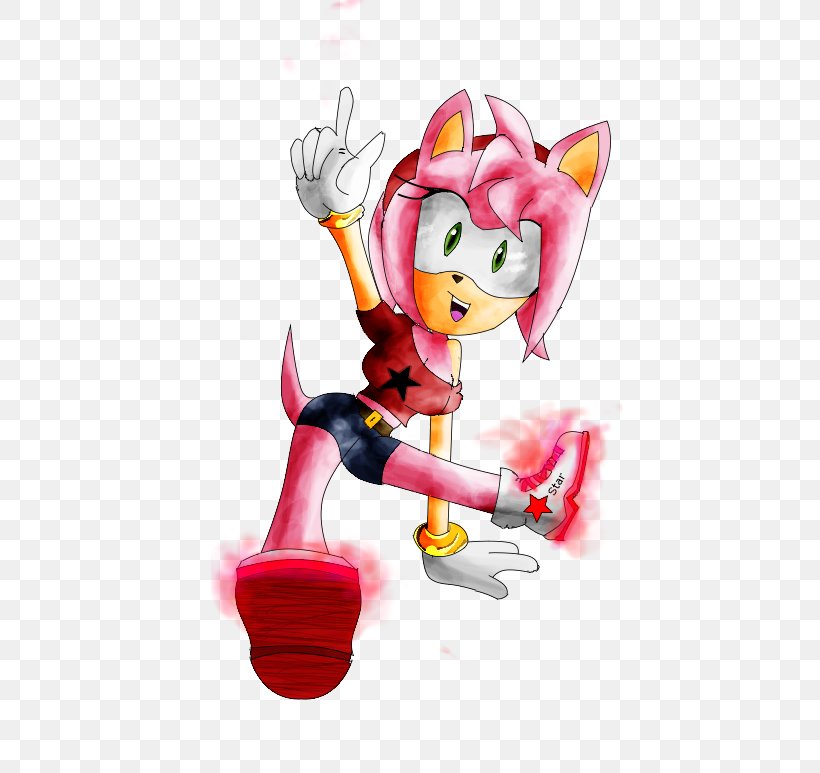 Amy Rose Tap Dance, PNG, 425x773px, Watercolor, Cartoon, Flower, Frame, Heart Download Free