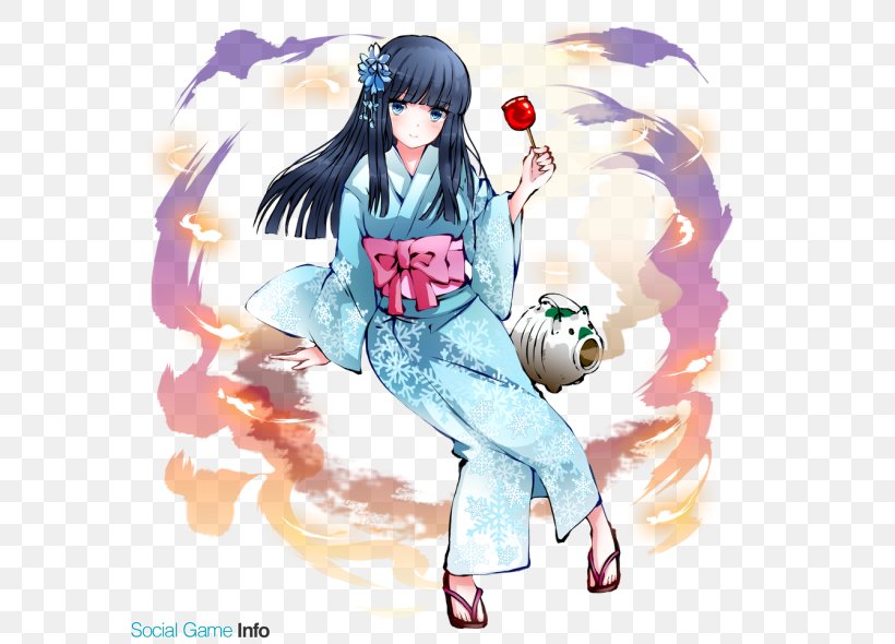 ひめがみ絵巻 The Irregular At Magic High School Tatsuya Shiba TYO:3911 Aiming Inc, PNG, 590x590px, Watercolor, Cartoon, Flower, Frame, Heart Download Free