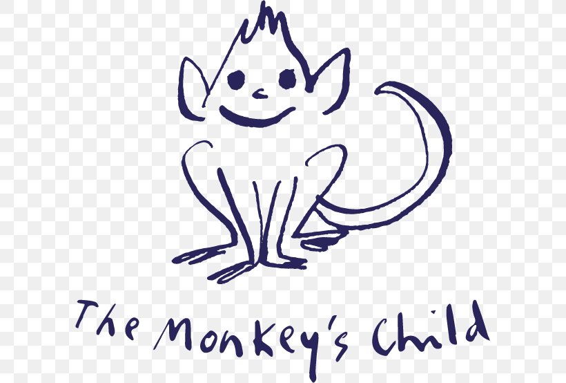 The Monkey's Child Séchez Vos Larmes Clip Art, PNG, 601x554px, Child, Area, Art, Artwork, Black And White Download Free