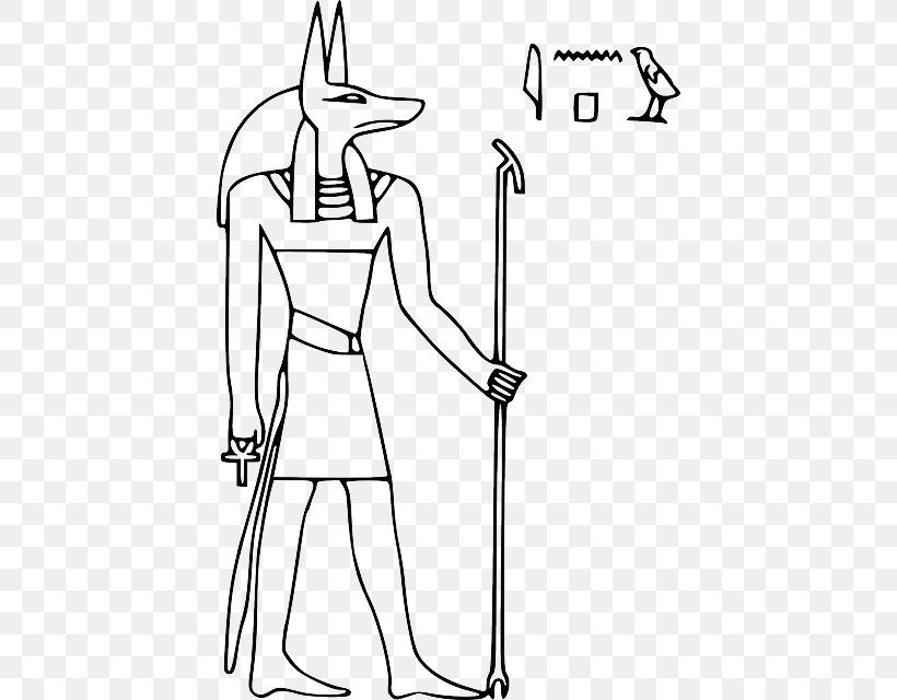 Ancient Egypt Anubis Egyptian Hieroglyphs, PNG, 424x640px, Ancient Egypt, Ancient Egyptian Deities, Ankh, Anubis, Area Download Free