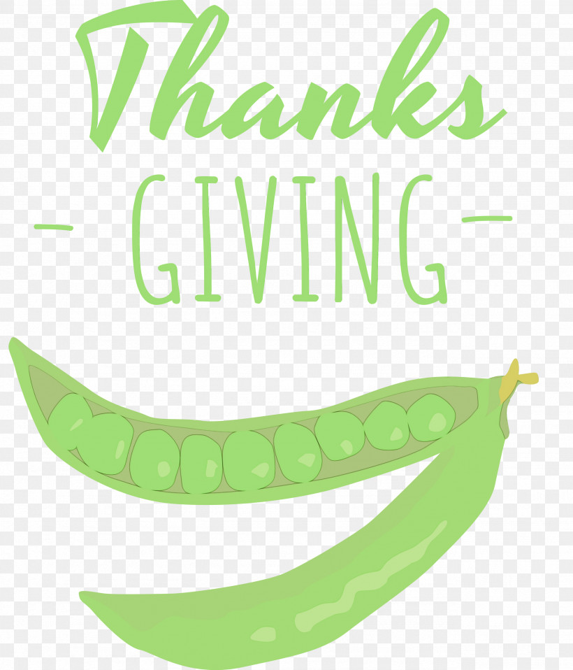 Logo Font Vegetable Green Banana, PNG, 2566x3000px, Thanks Giving, Autumn, Banana, Bananas, Biology Download Free